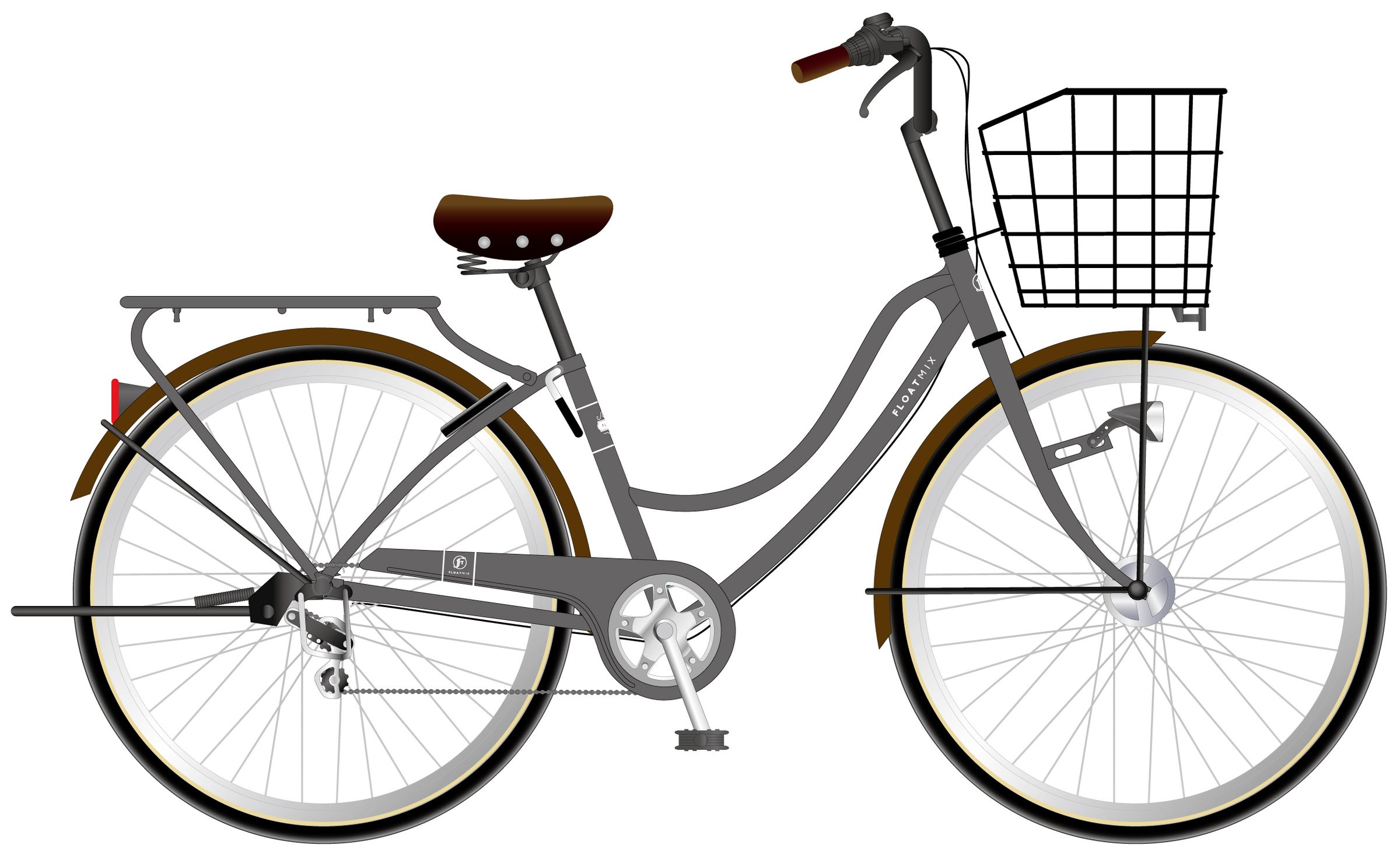 ブラックフライデーセール】［シティサイクル］RYフロートミックス266