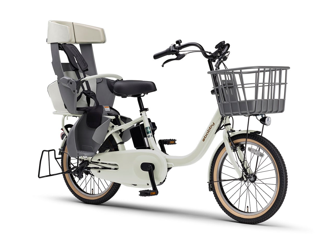 【28】電動自転車 前後子乗せ付きYAMAHA PAS Babby ブルーグレー 新車セール】［電動自転車］2026年 ヤマハ パスバビー YAMAHA PAS