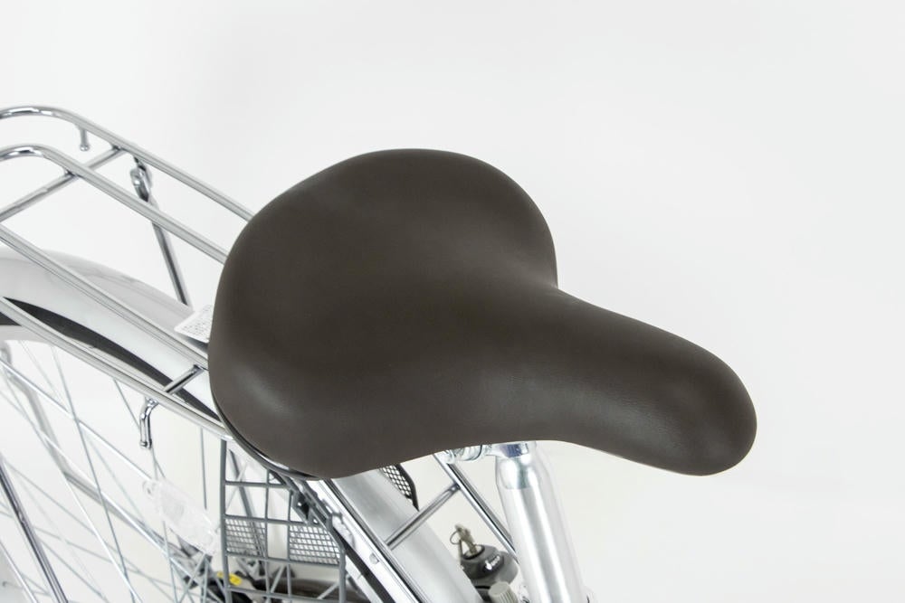 ブラックシティサイクル アルミフレーム アウトレットセール】［シティサイクル］軽やかアルミ241［MC-25-021