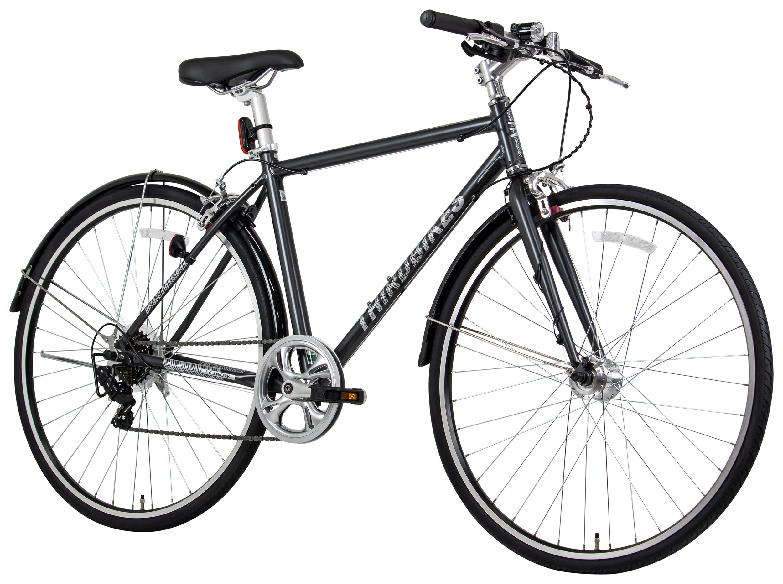 整備済み中古自転車　700ｘ25　税別￥17.800-　アルミフレーム　外装６段　マッハブラック808 　クロスバイク 新生活応援セール】［クロスバイク］フェスワーク［PB-24-014｜外装7段
